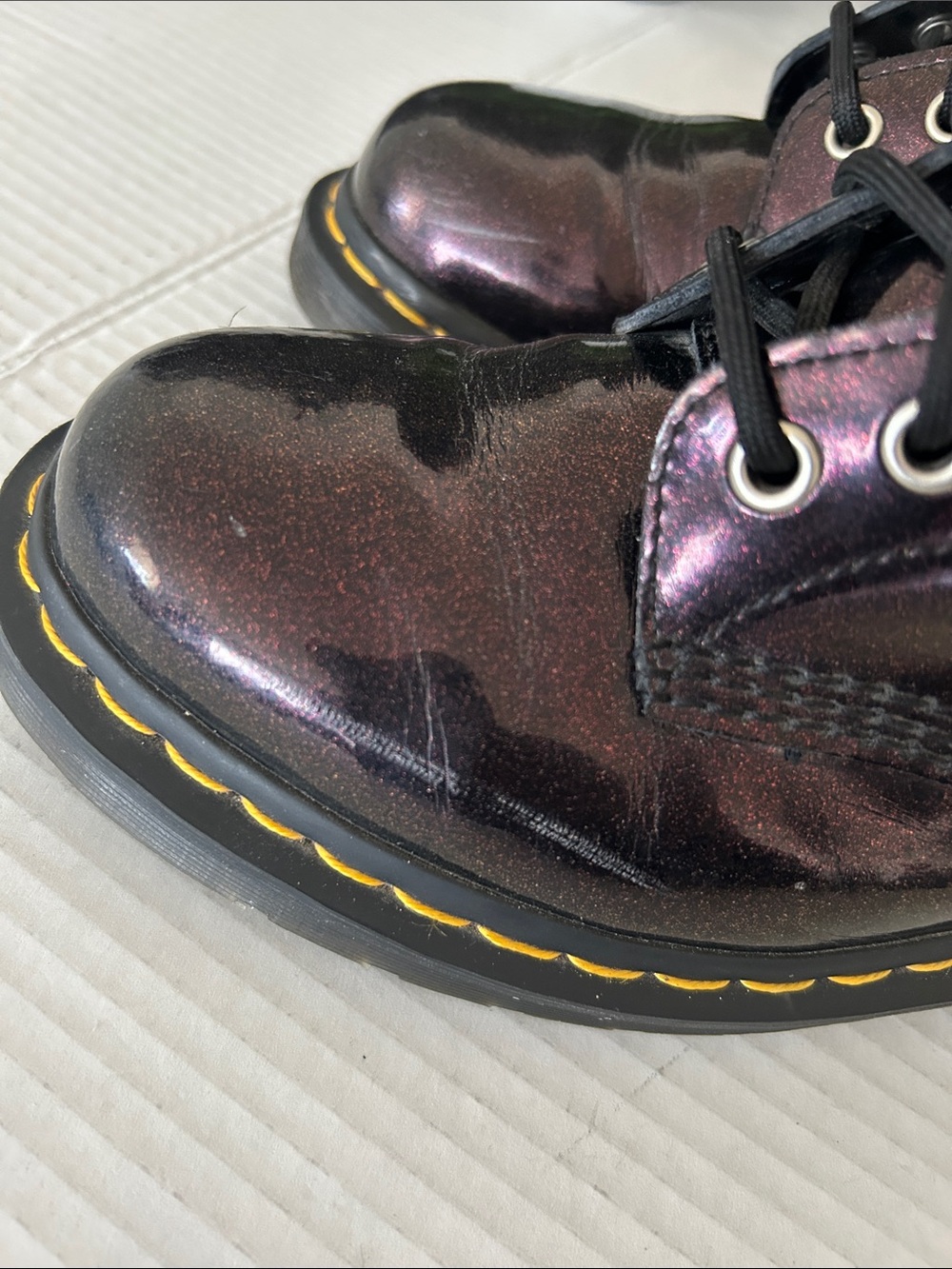 Dr. Martens 1460 Burgundy Patent
Leather Boots EUC - Picture 16 of 17